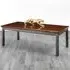 Lore High Gloss Coffee Table - Brown Marble Effect