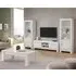 Lorenz Living Room Set with Coffee Table - White, MDF