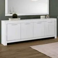 Lorenz Sideboard 4 Doors - White