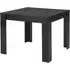 Lorenz Square Dining Table - Black, High Gloss