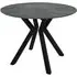 Loreto Round Dining Table - Grey Marble Effect