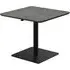 Loreto Square Bistro Bar Table - Grey Marble Effect