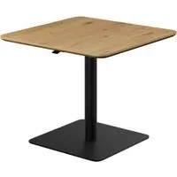 Loreto Square Bistro Bar Table - Natural Oak Effect