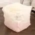 Loretta Ombre Pouffe - Pink, Goatskin