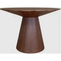 Lotus Round Dining Table - Walnut