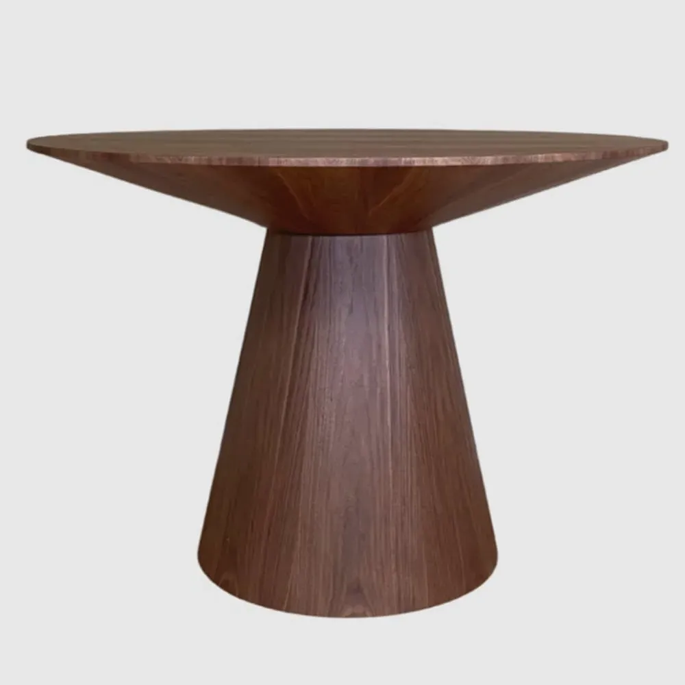 Lotus Round Dining Table - Walnut image