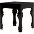 Louis Rectangular Side Table - Black, High Gloss