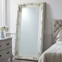 Louisa Rectangular Leaner Mirror - Cream