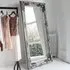 Louisa Rectangular Leaner Mirror - Silver