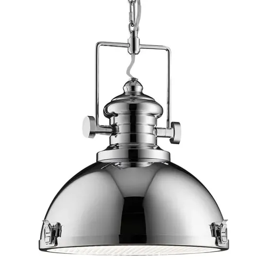 Louisiana Ceiling Pendant Light - Chrome, Steel image