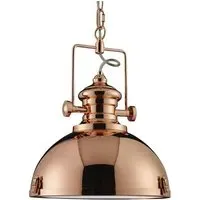 Louisiana Ceiling Pendant Light - Copper, Steel