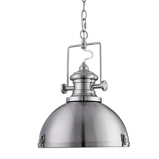 Louisiana Ceiling Pendant Light - Silver, Steel