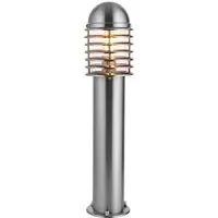Louvre Small Floor Lamp - Brushed Steel, Glass alternate view