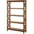 Lovito Four Tier Shelving Unit - Antique Brown, Teak Wood