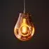 Lowell Blown Glass Ceiling Pendant Light - Copper