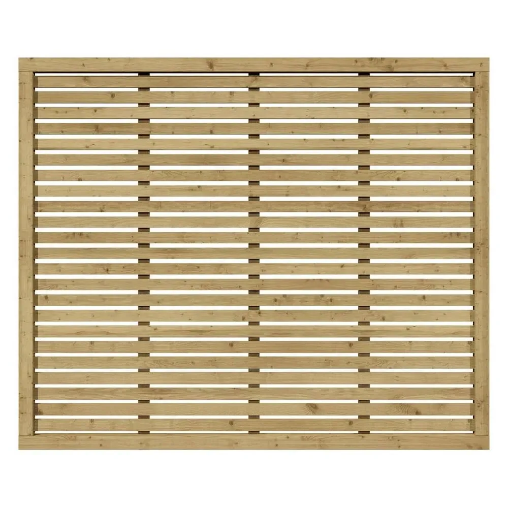 Lowestoft 6x5 Garden Screen - Natural image