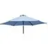Loxe Round Parasol with Tilt and Crank - Blue, Olefin