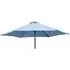 Loxe Round Parasol with Tilt and Crank - Blue, Olefin