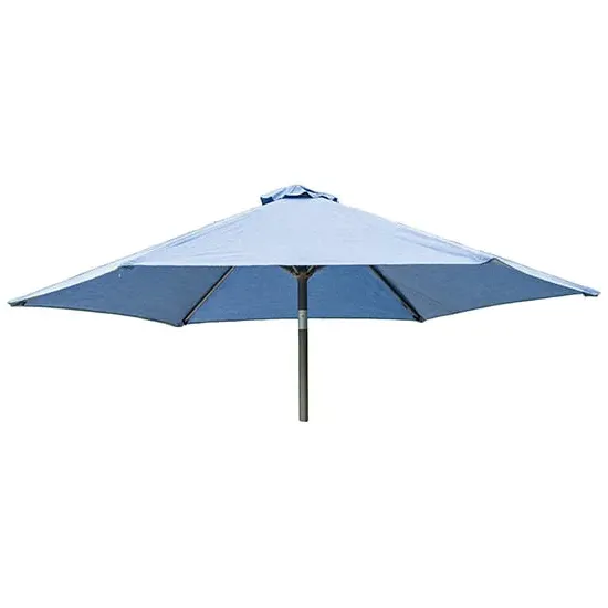 Loxe Round Parasol with Tilt and Crank - Blue, Olefin image