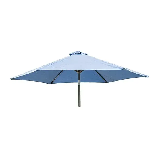 Loxe Round Parasol with Tilt and Crank - Blue, Olefin image
