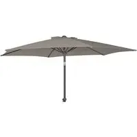 Loxe Round Parasol with Tilt and Crank - Charcoal, Olefin