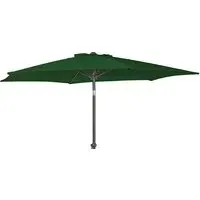 Loxe Round Parasol with Tilt and Crank - Green, Olefin