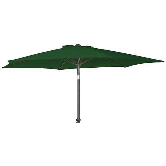 Loxe Round Parasol with Tilt and Crank - Green, Olefin