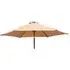 Loxe Round Parasol with Tilt and Crank - Ochre, Olefin