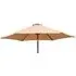 Loxe Round Parasol with Tilt and Crank - Ochre, Olefin