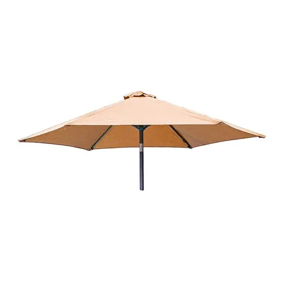 Loxe Round Parasol with Tilt and Crank - Ochre, Olefin
