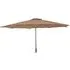 Loxe Round Parasol with Tilt and Crank - Taupe, Olefin
