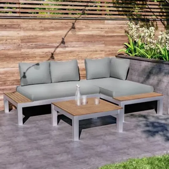 Lucas Modular Lounge Set with Coffee Table - Acacia Wood image