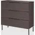 Lucca 3 Drawer Chest - Espresso, MDF