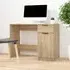 Lucos Laptop Desk with Storage - Sonoma Oak