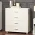 Lufkin 4 Drawer Chest - White, Wooden