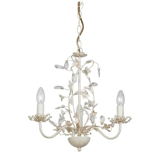 Lullaby Wall Hung 3 Pendant Light - Brass, White product