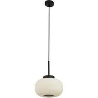 Lumina Glass Pendant Light - White, Steel