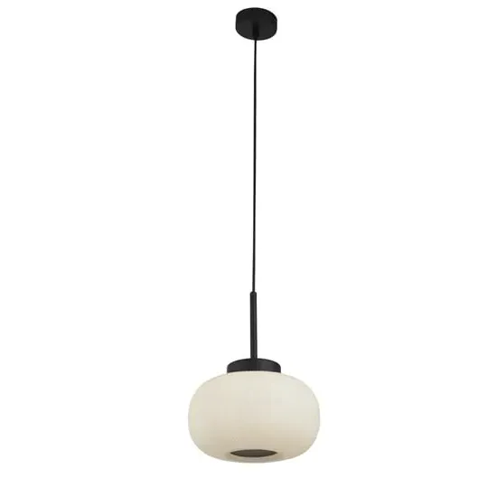 Lumina Glass Pendant Light - White, Steel image