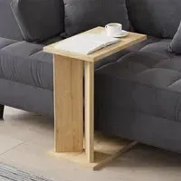Lun Side Table - Sapphire Oak, Melamine Particle Board alternate view