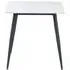 Luna Square Dining Table - White Snow, Sintered Stone