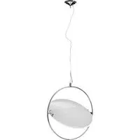 Lunarto Large Pendant Light - White, Glass