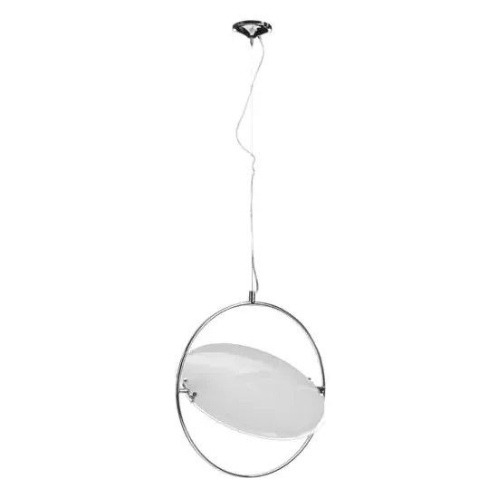 Lunarto Large Pendant Light - White, Glass