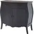 Luria Wooden Sideboard with 2 Drawers and 2 Doors - Dark Grey