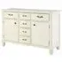 Luria Wooden Sideboard with 6 Drawers and 2 Doors - White