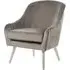 Luxury Armchair - Grey, Velvet