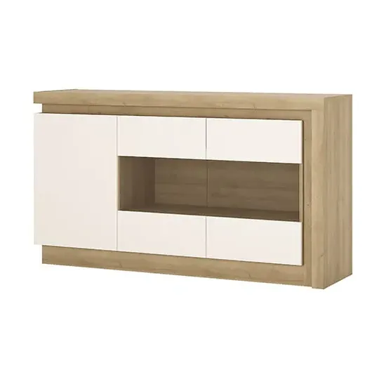 Lyco Sideboard with LED - Oak White