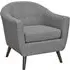 Lynchburg Fabric Bedroom Chair - Grey