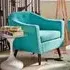Lynchburg Fabric Bedroom Chair - Teal