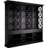 Lyox Large Bookcase with 3 Drawers - Black, Birchwood