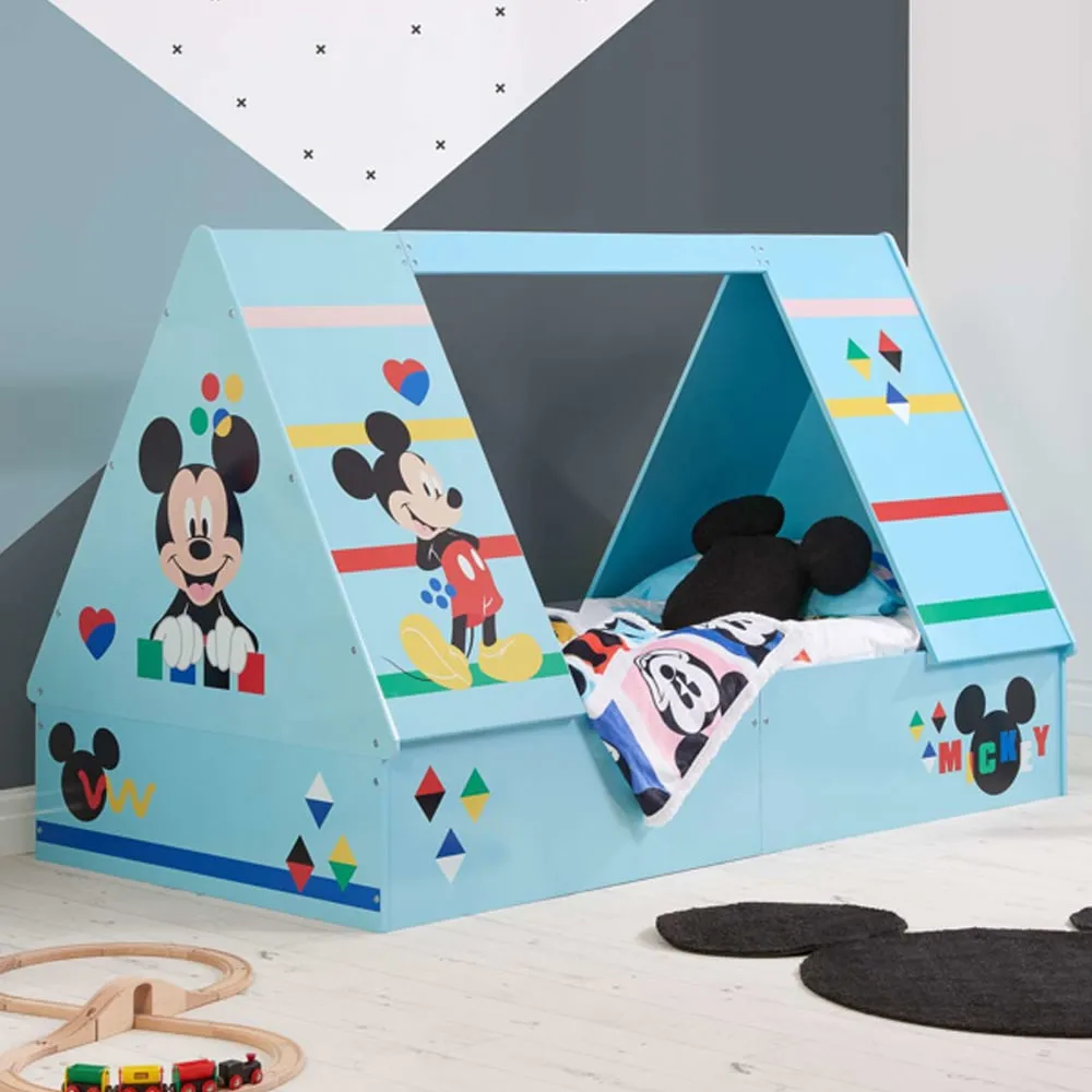 Mableton Single Tent Bed Frame - Blue, Wood